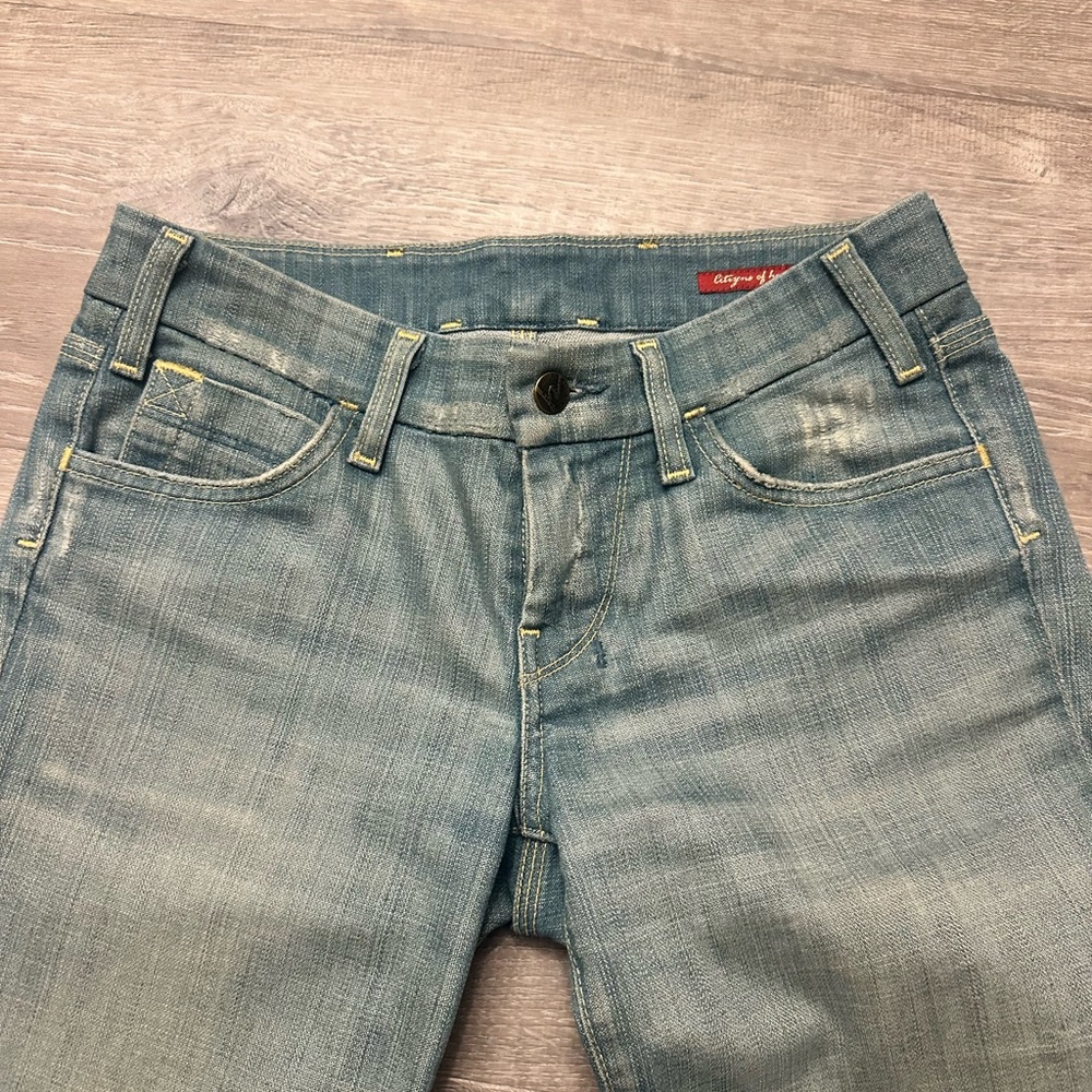 Citizens Of Humanity cropped light wash vintage jeans